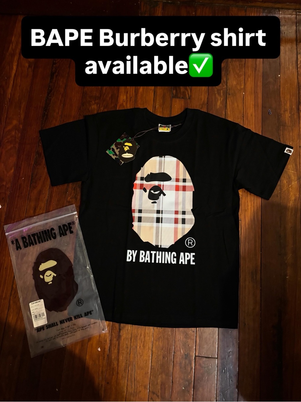 BAPE x Burberry ‘black’